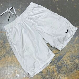 Nike Court Flex Tennis Shorts White 830821-101 Medium Ace NY